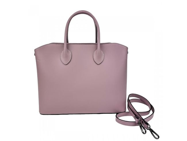 Stylish women's smooth bag Firenze Italy F-IT-7602PM-R, Розовый