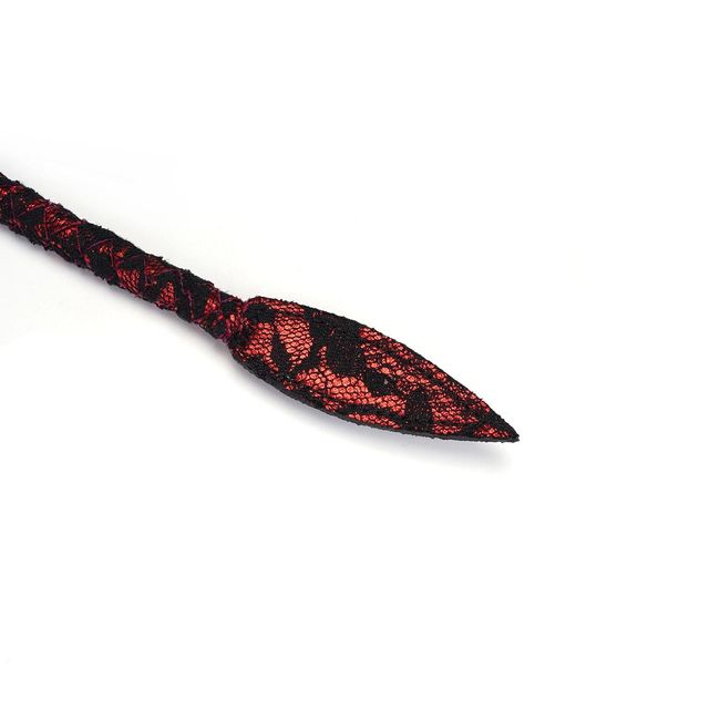 Liebe Seele Victorian Garden Bull Whip Black and Red One Size