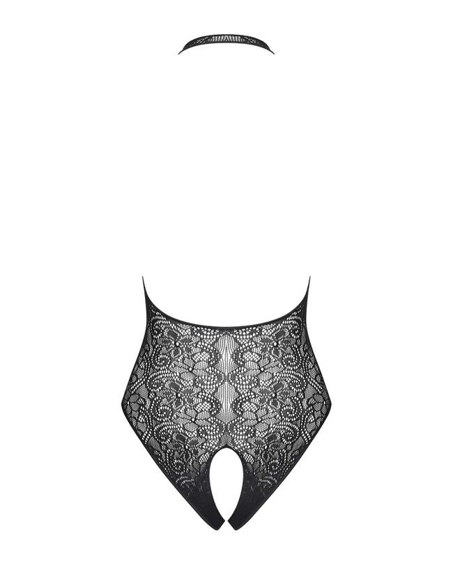 Obsessive Cutout Mesh Bodysuit B113 Black S/M/L