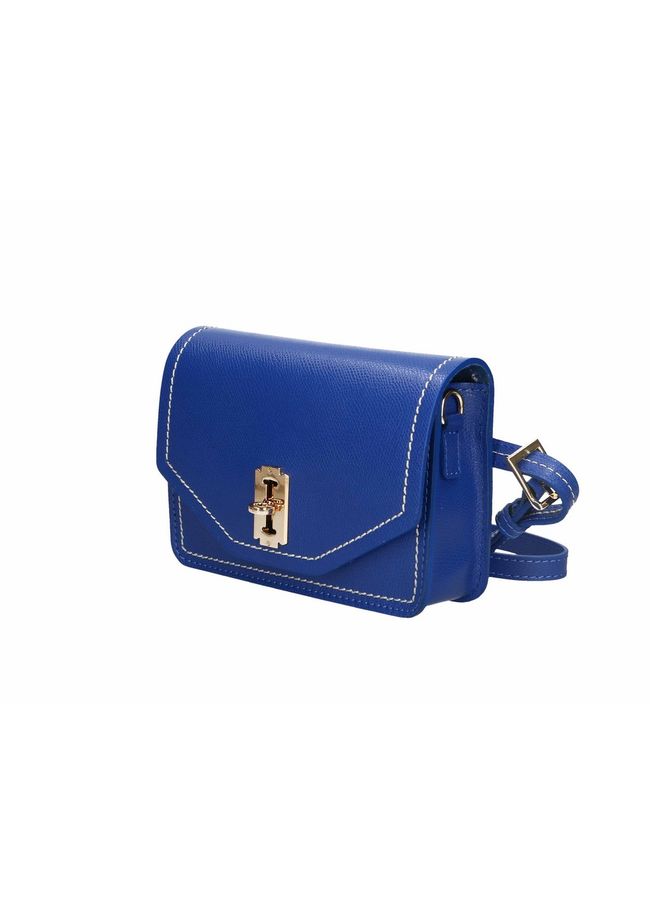 Стильна сумка крос-боді з ланцюжком Italian Bags 1788 1788_blue фото