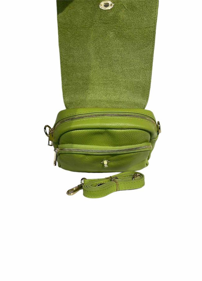 Шкіряний клатч Italian Bags 11946 11946_green фото