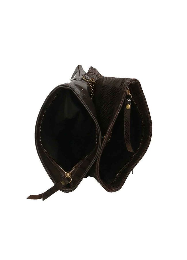 Двусторонний кожаный клатч Italian Bags 542013 542013_dark_brown фото