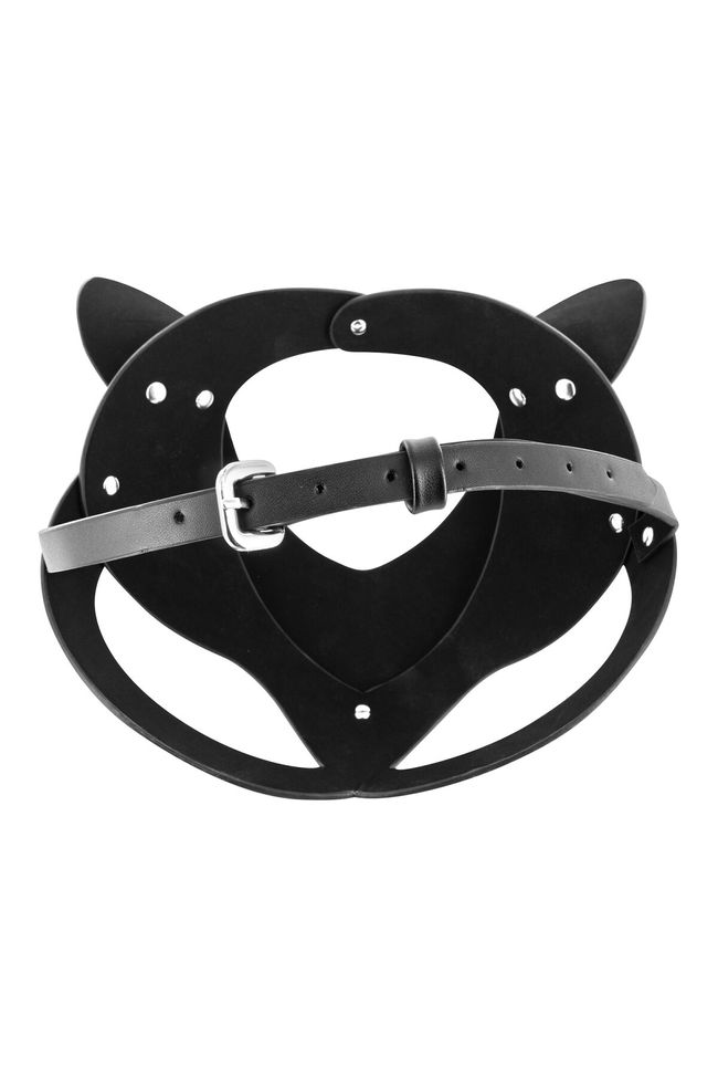 Маска кішки Fetish Tentation Adjustable Catwoman Diamond Mask під шкіру
