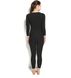 Women's thermal set Jiber 590+591 (jumper and leggings), Black, M