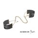Наручники металлические, стильные браслеты Bijoux Indiscrets Desir Metallique Handcuffs SO2663 фото 1