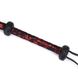 Liebe Seele Victorian Garden Bull Whip Black and Red One Size