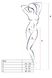 Еротичні колготки-бодістокінг з імітацією панчіх в крупну сітку і пояса Passion S011 PSS011R фото 4