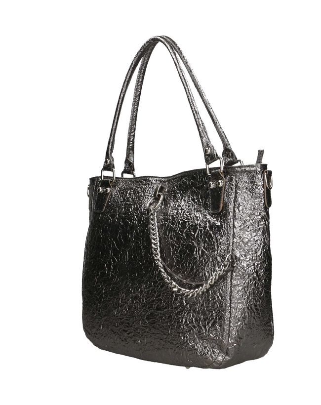 Cумка кожаная шоппер Italian Bags 11606 11606_ferro фото