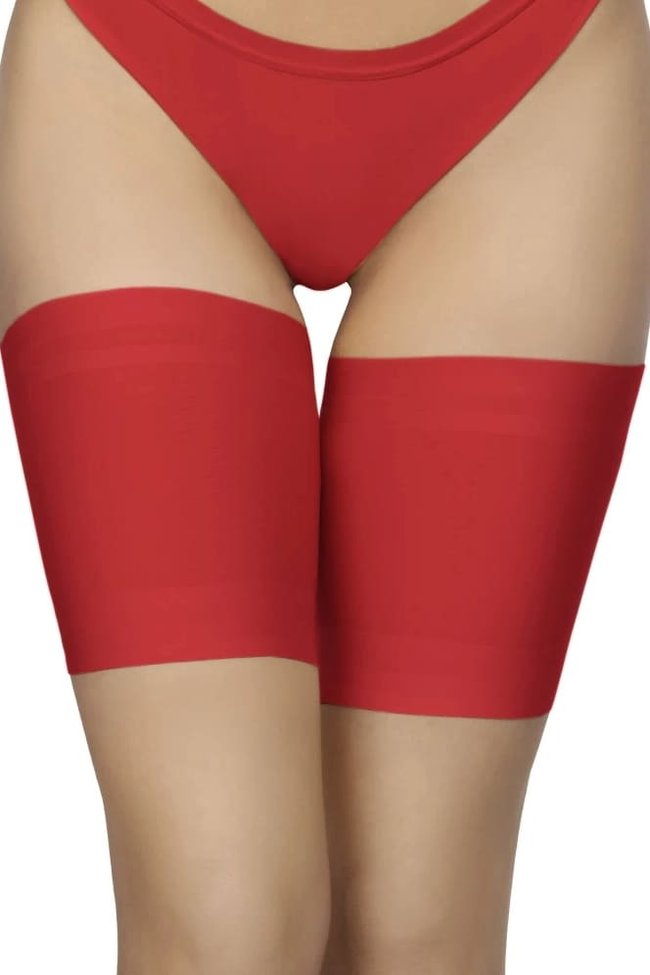 Hip bands (bandlets) Ewlon Satin plus size self-supporting Red 7/8