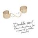 Наручники металлические, стильные браслеты Bijoux Indiscrets Desir Metallique Handcuffs SO2664 фото 5