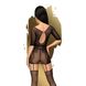 Мини платье-бодисокинг с имитацией чулок Penthouse High stakes SO6467 фото 2