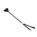 Шлепалка-сердечко Liebe Seele Victorian Garden Riding Crop Черно-красная One Size SO9478 фото 1