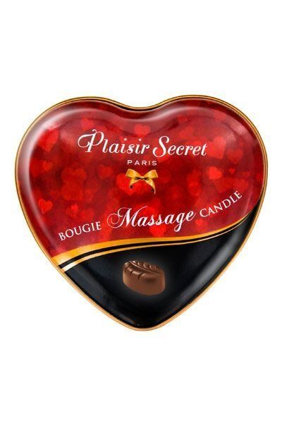 Масажна свічка ароматична сердечко Plaisirs Secrets (35 мл) SO1864 фото
