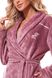 Warm long robe L&L 2312 Lux (Old Rose), Old rose, L