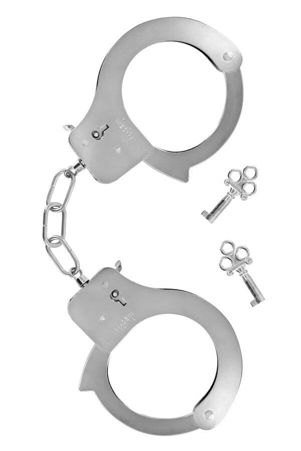 Наручники металеві Fetish Tentation Adjustable metal wrist cuffs Сріблясті One Size SX1090 фото