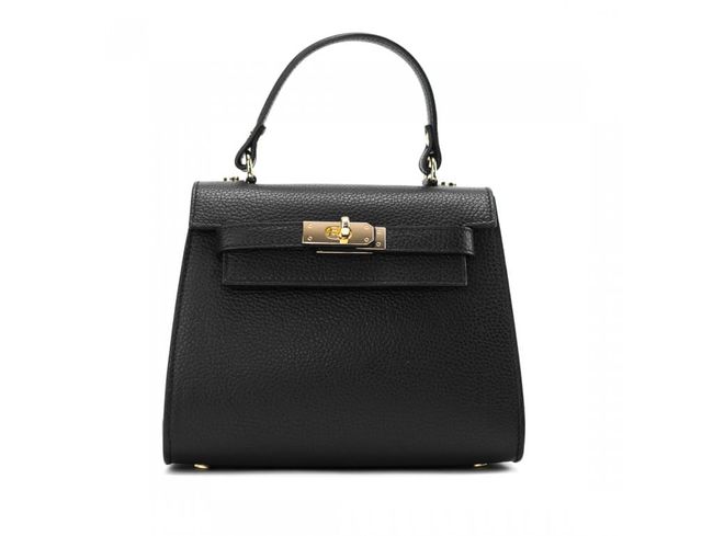 Stylish women's classic bag Firenze Italy F-IT-9866A, Black