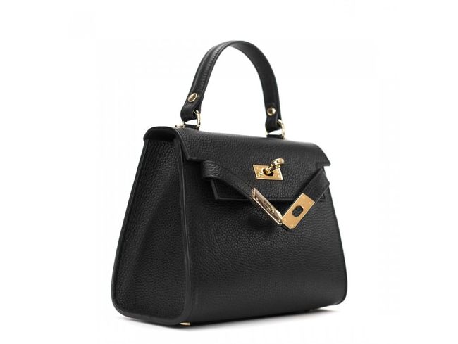 Stylish women's classic bag Firenze Italy F-IT-9866A, Black