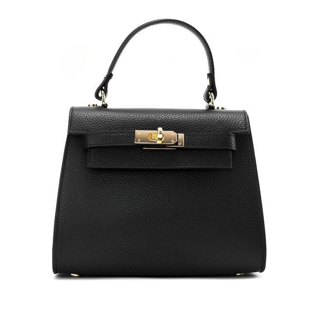 Stylish women's classic bag Firenze Italy F-IT-9866A, Black