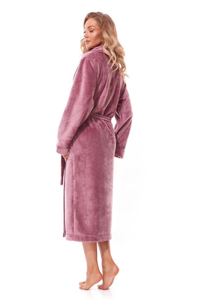 Warm long robe L&L 2312 Lux (Old Rose), Old rose, L