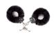 Metal handcuffs with plush finish Love To Love ATTACH ME Black One Size