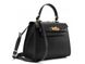 Stylish women's classic bag Firenze Italy F-IT-9866A, Black