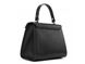 Stylish women's classic bag Firenze Italy F-IT-9866A, Black