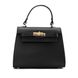 Stylish women's classic bag Firenze Italy F-IT-9866A, Black