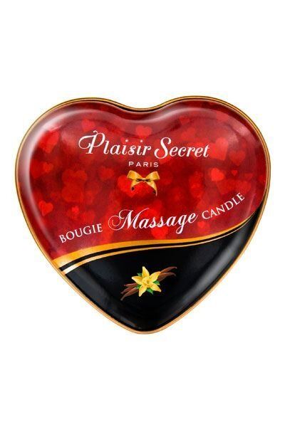 Масажна свічка ароматична сердечко Plaisirs Secrets (35 мл) SO1865 фото