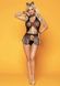 Эротический костюм кошечки JSY Игривая Кэтти Черно-бежевый S/M SO3642 фото 1