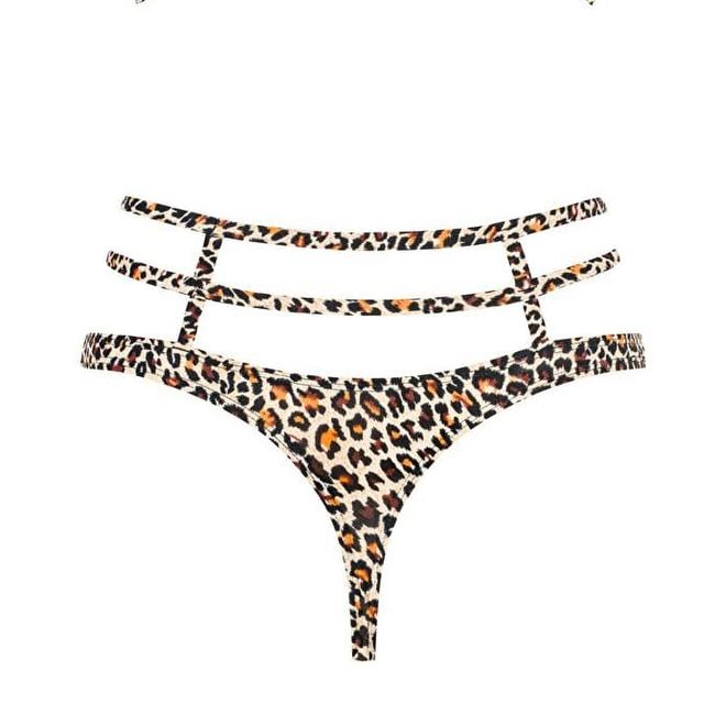 Thong Obsessive Selvy, Леопардовый, S, M, S/M