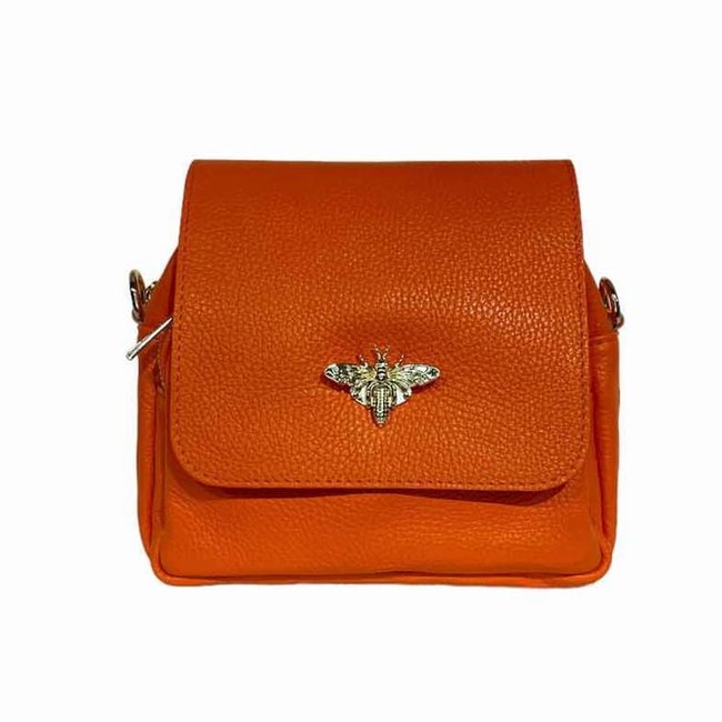 Кожаный клатч Italian Bags 11946 11946_orange фото