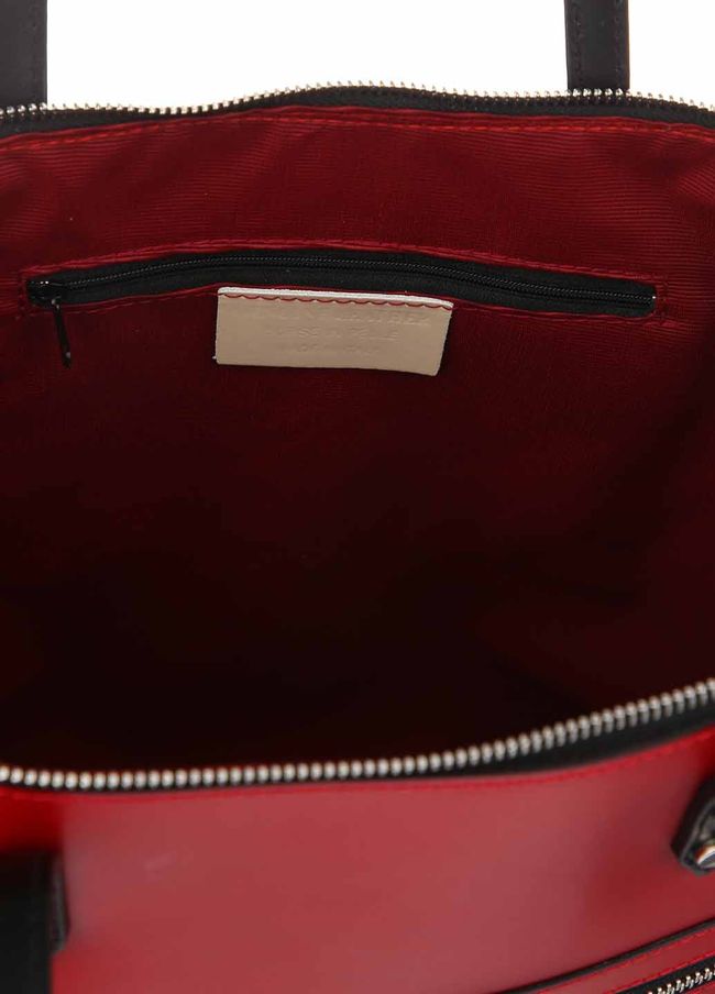 Сумка кожаная шоппер Italian Bags 13345 13345_red фото
