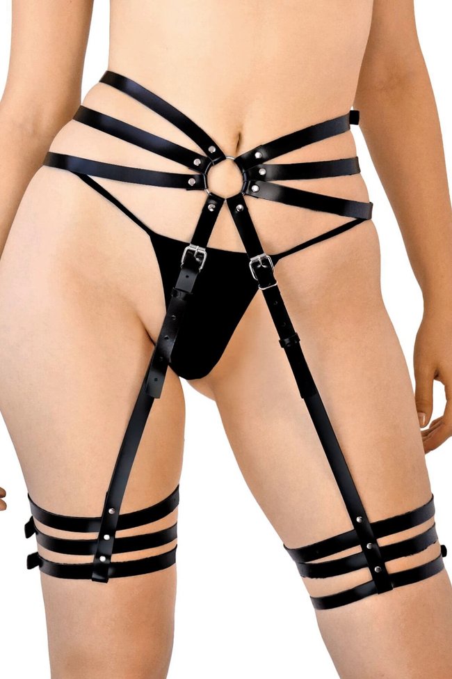 Garters with belt Art of Sex Vivien XS/S/M Black