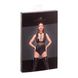 Latex bodysuit Noir Handmade F183 Powerwetlook with wide straps Black S