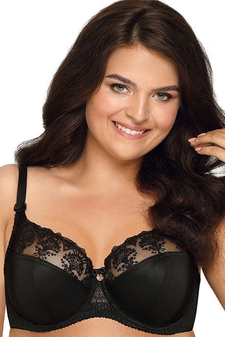 Ava Freesia AV 1922 Soft Cup Bra, Black, 75G