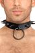 Men's Leather Choker with Spikes Art of Sex Archie Leather and Spikes Black One Size