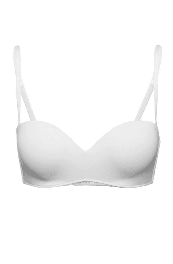 Double push-up bra LUNA MAGNOLIA L1511A without wires White 80B