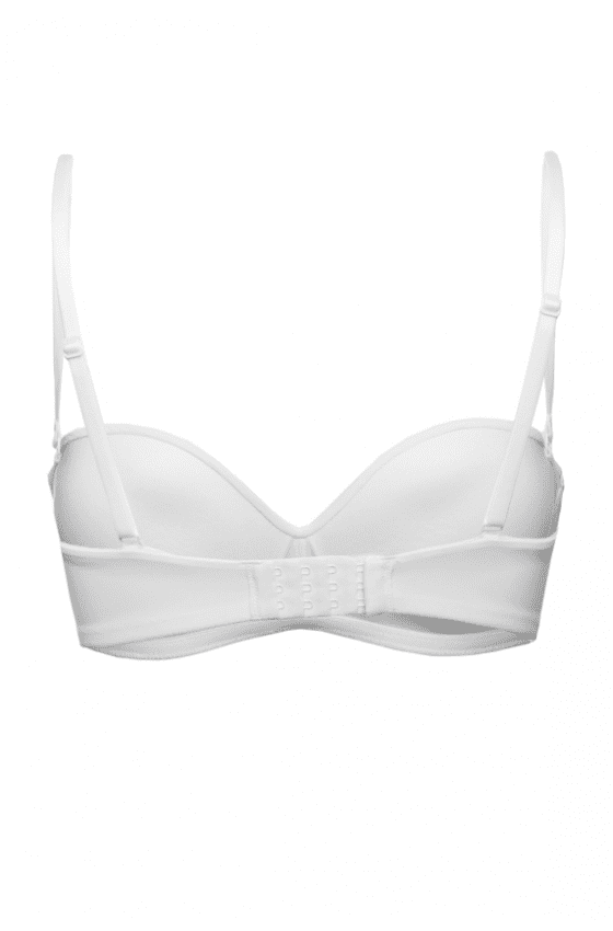 Double push-up bra LUNA MAGNOLIA L1511A without wires White 80B