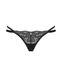 Seductive Thong Obsessive Nutris, Black, XS, S