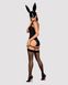 Эротический игровой костюм зайки Obsessive Bunny costume Черный L/XL 84246 фото 4