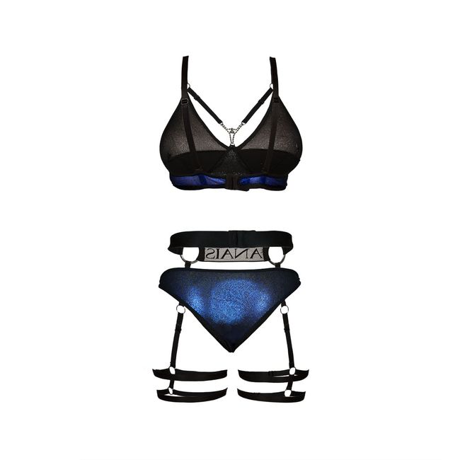 Эротический комплект Anais Luxury Lingerie Harlo blue set prime 96410 фото