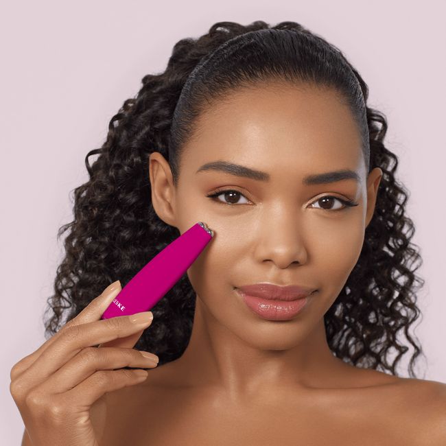 Микротоковая ручка для подтяжки лица GESKE MicroCurrent Face-Lift Pen 6в1 magenta