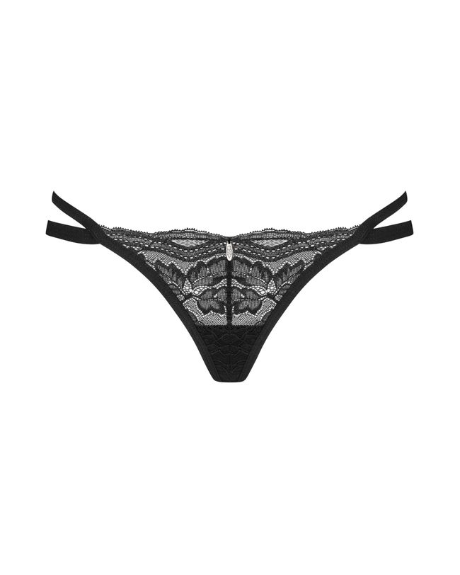 Seductive Thong Obsessive Nutris, Black, XS, S