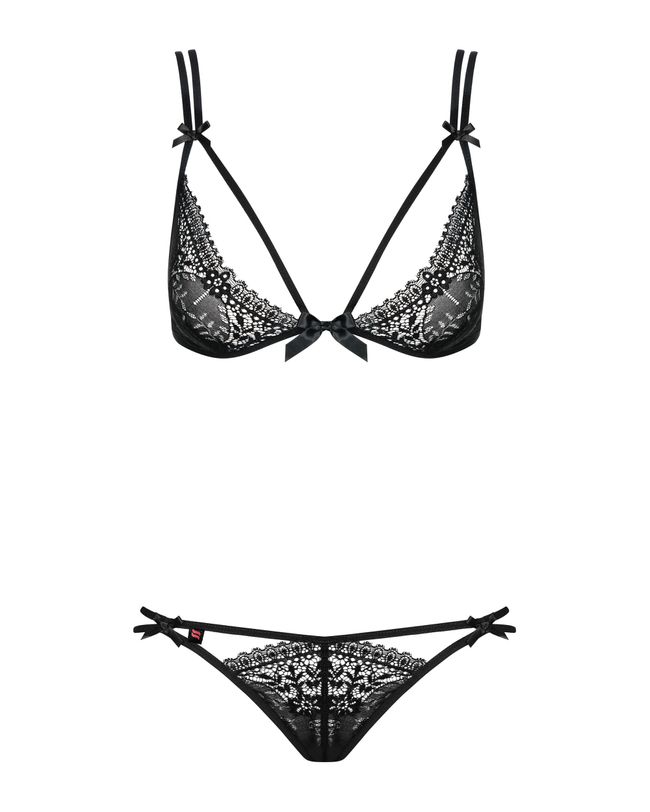 Sexy set Obsessive Intensa set, Black, S, M, S/M