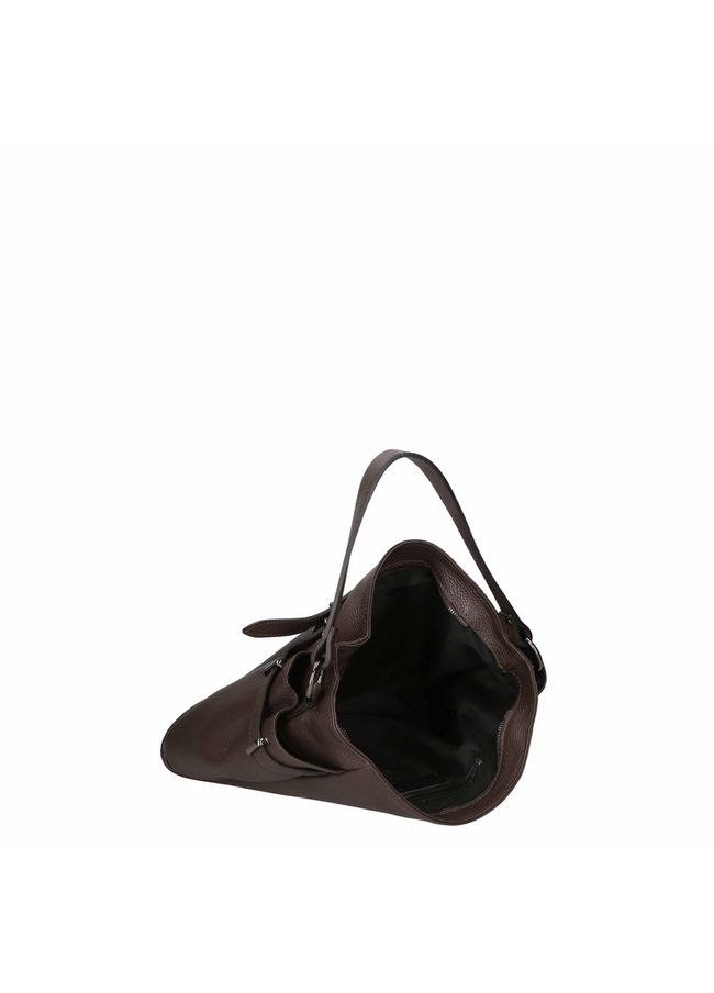 Шкіряна сумка на кожен день Italian Bags 4145 4145_dark_brown фото