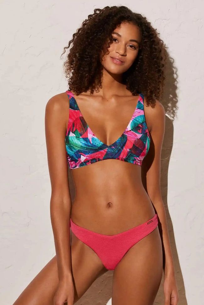 Two-piece swimsuit YSABEL MORA 82196 Fuchsia 75B/M