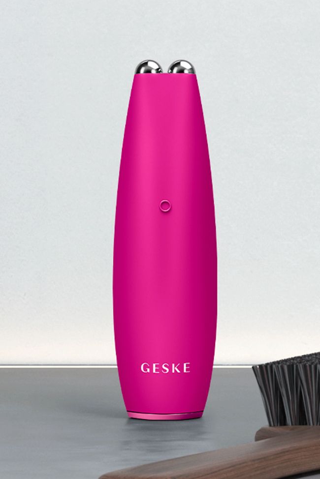 Микротоковая ручка для подтяжки лица GESKE MicroCurrent Face-Lift Pen 6в1 magenta