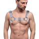 Портупея на грудь Feral Feelings Bulldog Harness Trasparent Прозрачная One Size