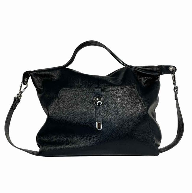 Стильная женская кожаная сумка Italian Bags 111802 111802_black фото