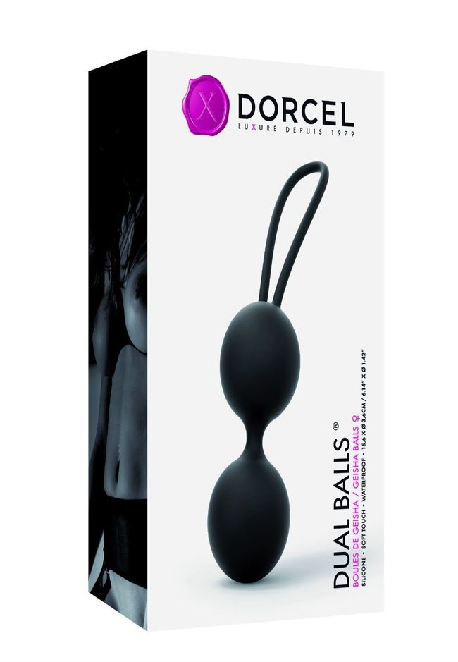 Вагінальні кульки Dorcel Dual Balls, діаметр 3,6 см, вага 55 г SO3089 фото